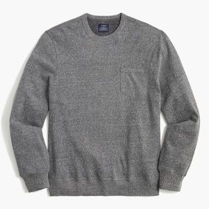 J crew authentic fleece sweater cotton